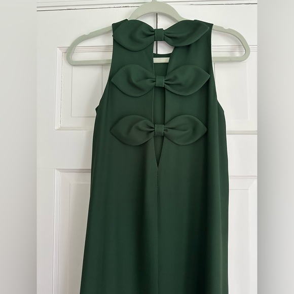 Tuckernuck Dark Green and Mint Wavy-Panel Maxi Dress - Picture 9 of 9